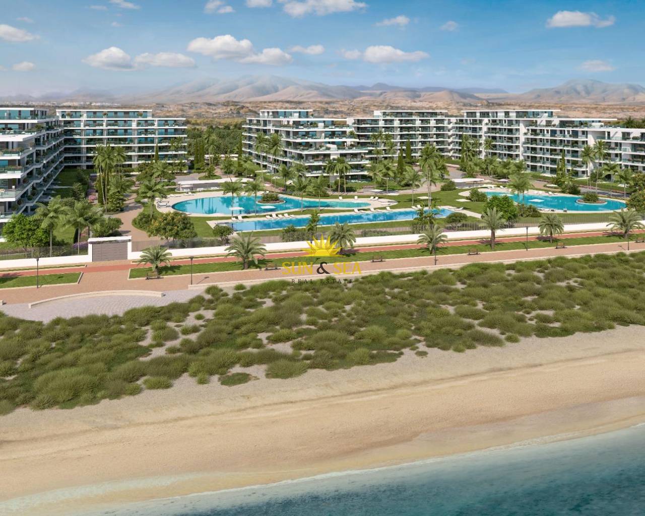 Apartment - Новое строительство - Almerimar - 1ª Linea De Playa