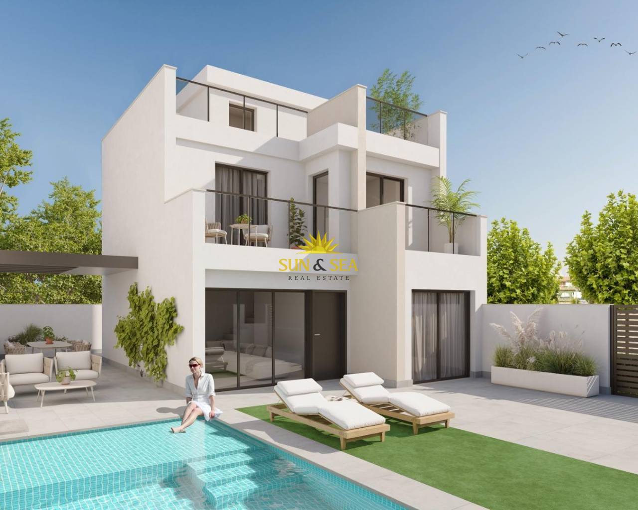 Chalet - Nueva construcción  - Los Alczares - Los Narejos