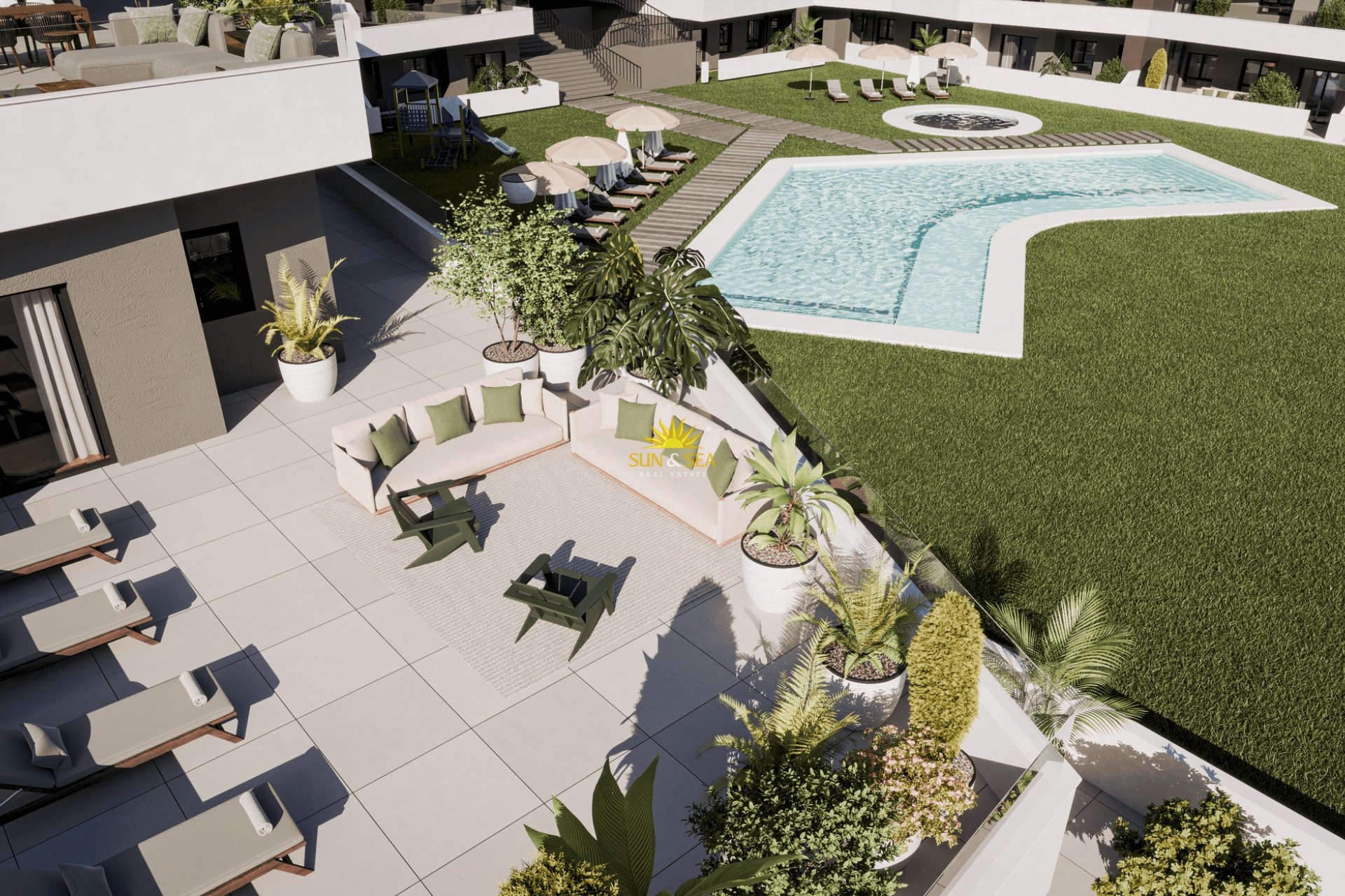 Nieuwbouw Woningen - Appartement - San Miguel de Salinas