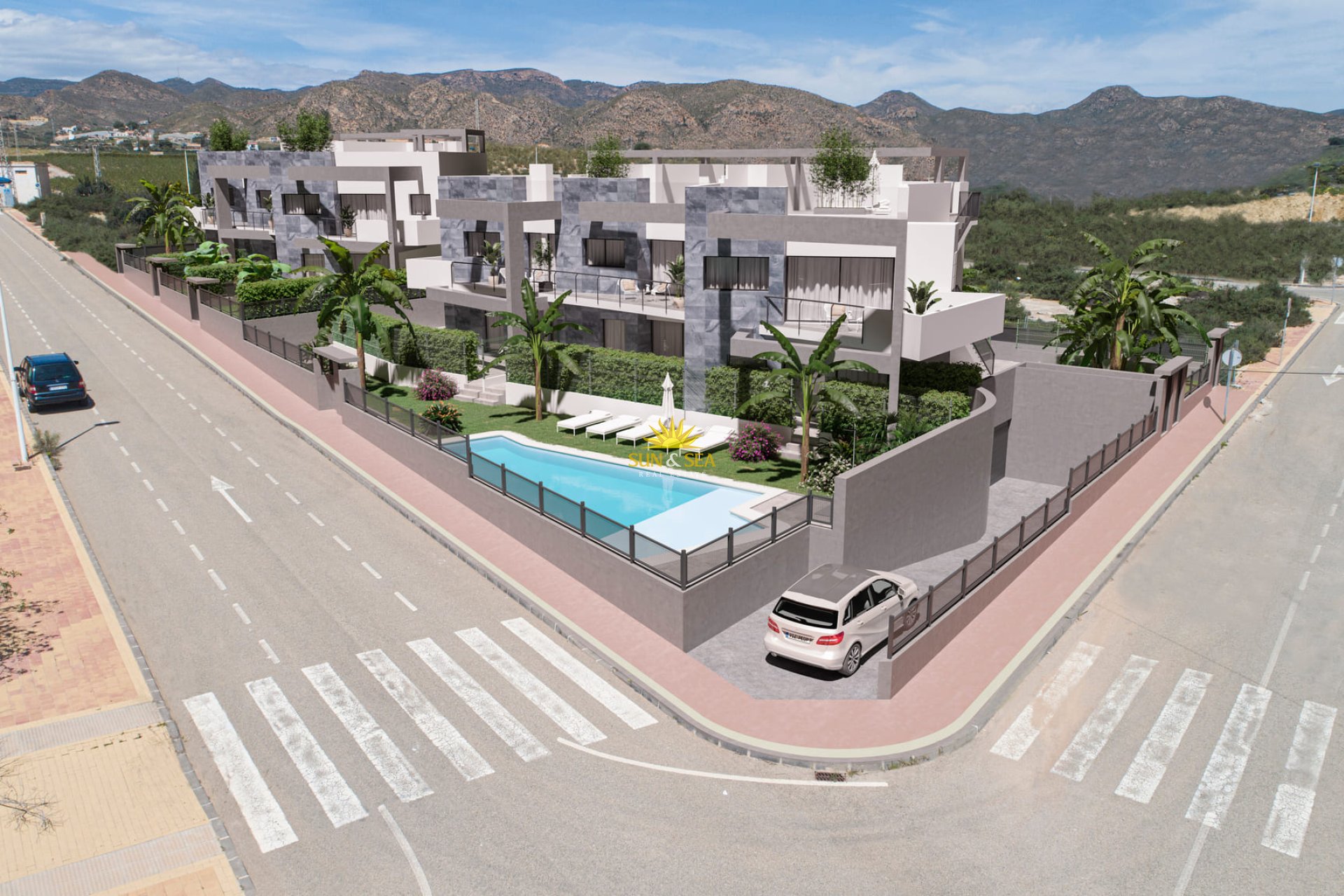 Nieuwbouw Woningen - low-bungalow - Mazarron - Mazarrón