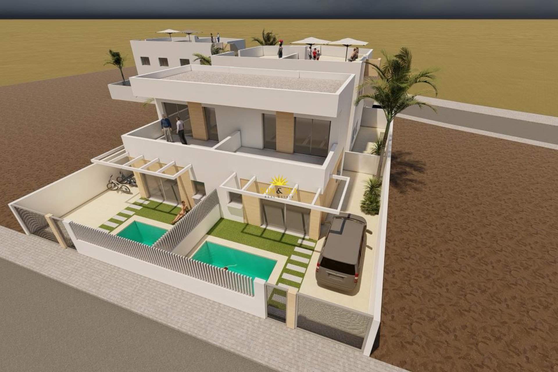 Nouvelle construction - terraced - Mazarron - Mazarrón
