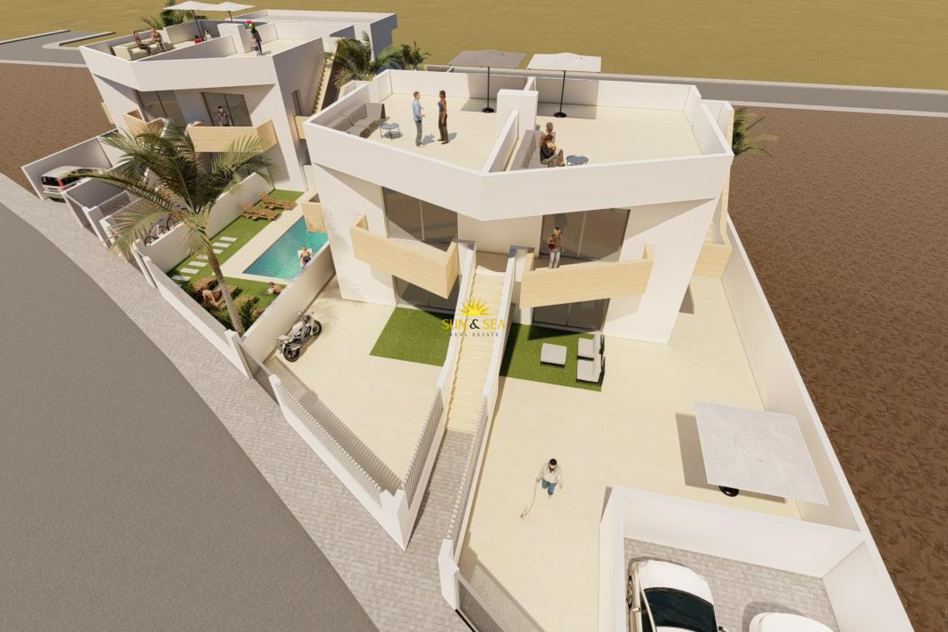 Nouvelle construction - terraced - Mazarron - Mazarrón
