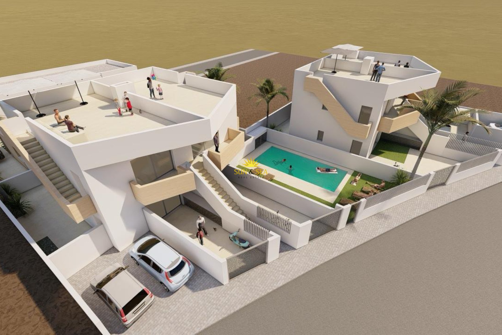 Nouvelle construction - terraced - Mazarron - Mazarrón