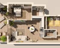 Новое строительство - Penthouse - Torrevieja - Centro