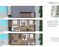 Новое строительство - Townhouse - Pilar de la Horadada - Lo Monte