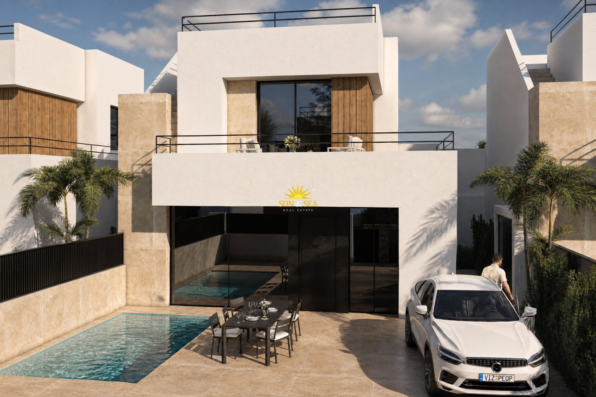 Новое здание - semi-detached - Alhama de Murcia