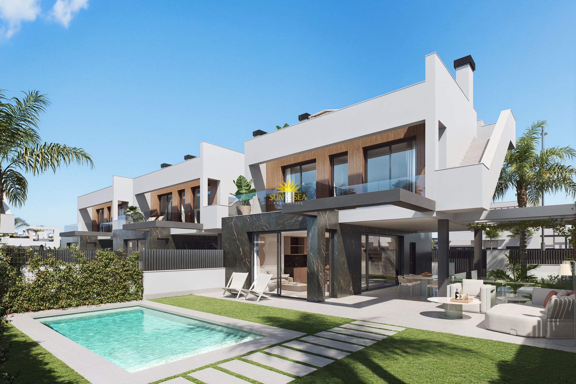 Новое здание - semi-detached - Santa Rosalía