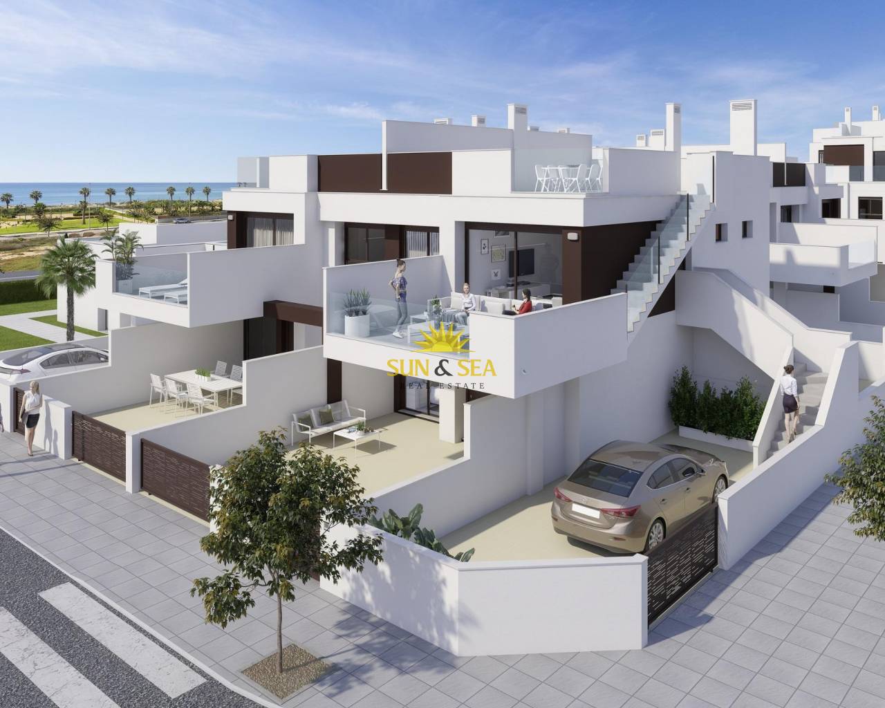 Townhouse - Nouvelle construction - Pilar de la Horadada - El Mojón