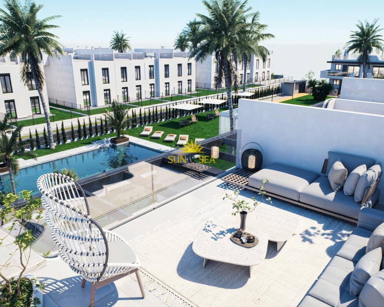 Townhouse - Новое строительство - Pilar de la Horadada - pueblo