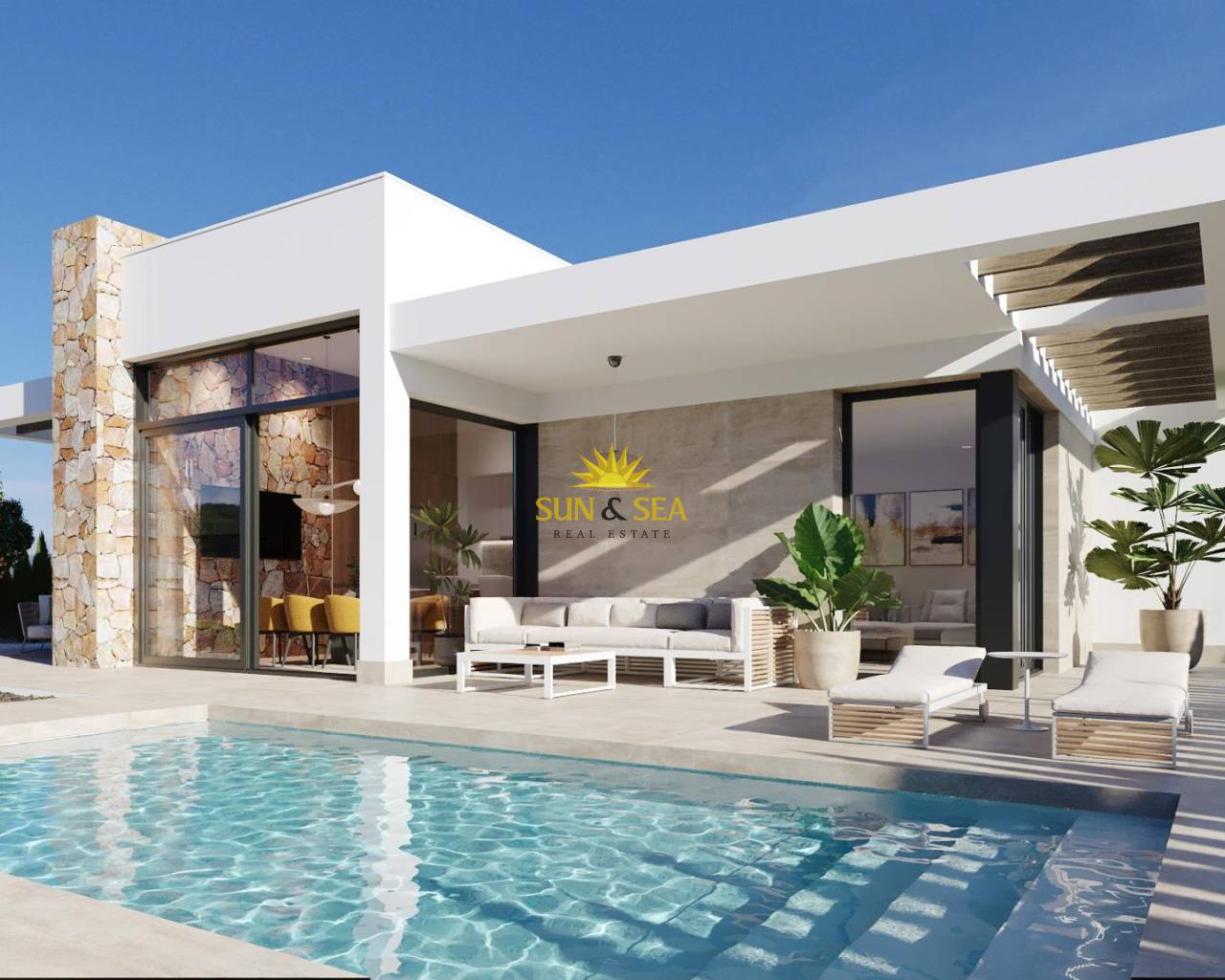 Villa - Новое строительство - Fuente Álamo - Hacienda del Alamo