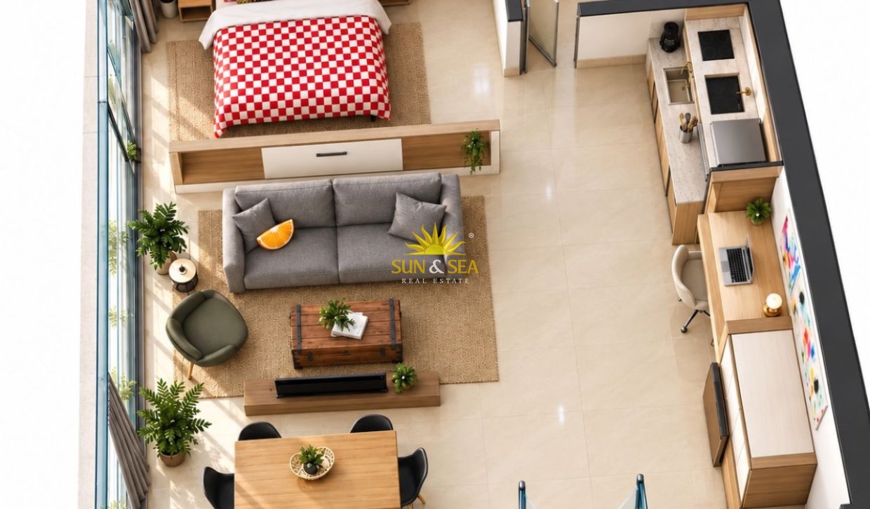 Long Term Rental - Studio apartment - Mutxamel - Valle Del Sol