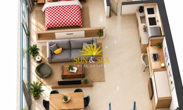 Long Term Rental - Studio apartment - Mutxamel - Valle Del Sol