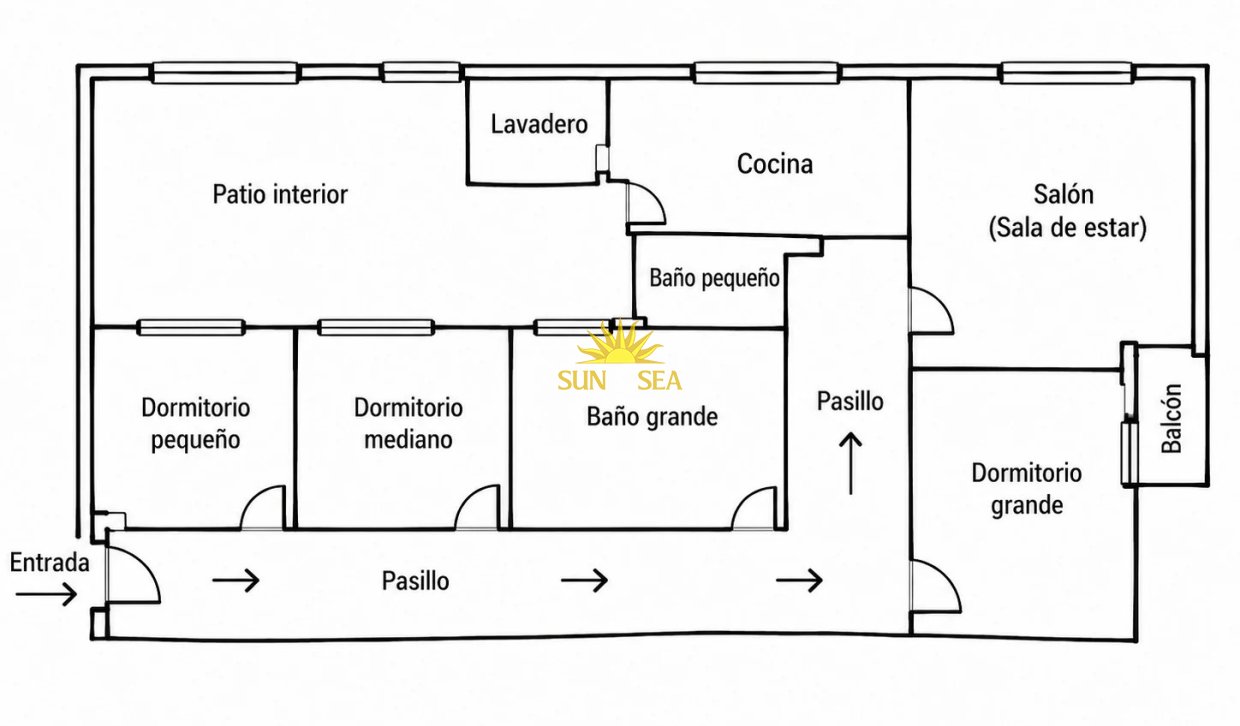 Langfristige Vermietung - Reihenhaus - Alicante - Playa San Juan